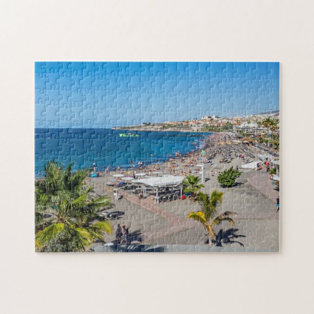 Quebra-cabeça de vista de praia em Tenerife (Horizontal)