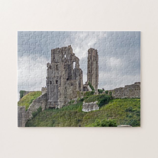 Quebra-cabeça de visualização do Castelo de Corfe (Horizontal)