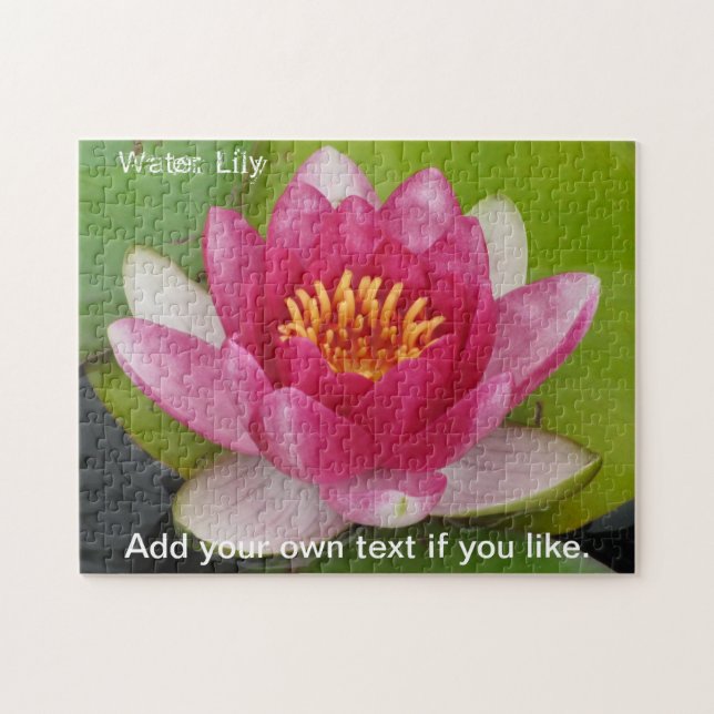 Quebra-cabeça de Waterlily Jigsera Rosa (Horizontal)