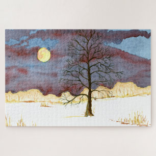 Quebra-cabeça de Winter Field Jigsera