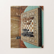 Quebra-cabeça de Xadrez Xeque-Mate Vitoriano