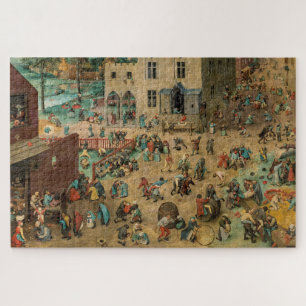 Quebra-cabeça Deatailed Pieter Bruegel "Jogos Infantis" 1560,
