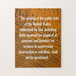 Quebra-cabeça Décima Quarta Alteração Dívida Pública