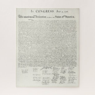Quebra-cabeça Declaração de Independência, Estados Unidos,