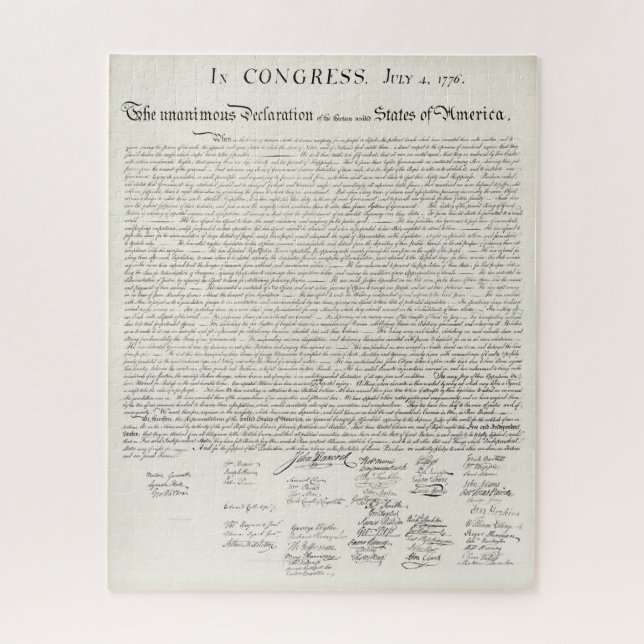Quebra-cabeça Declaração de Independência, Estados Unidos, (Vertical)