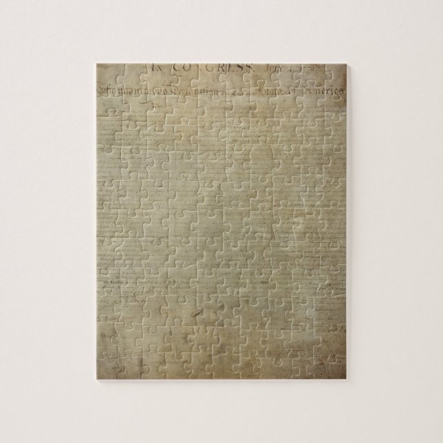 Quebra-cabeça Declaração de independência original (Vertical)