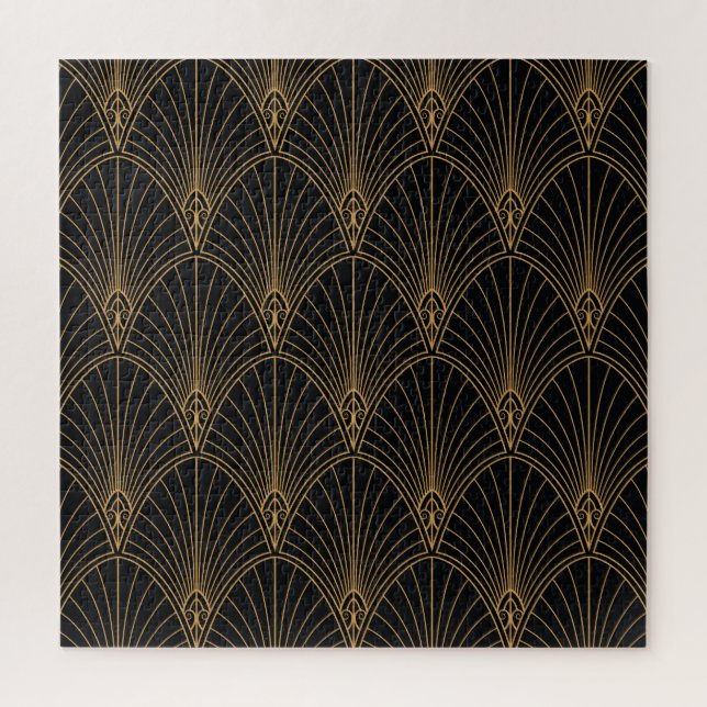 Quebra-cabeça Deco da arte: padrão geométrico clássico. (Vertical)