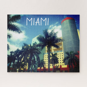 Quebra-cabeça deco de arte de Miami