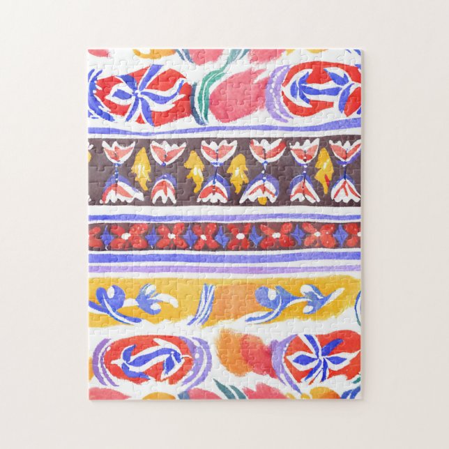 Quebra-cabeça decor romeno tradicional (Vertical)