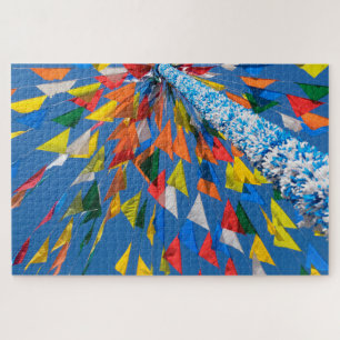 Quebra-cabeça Decoração de Bandeira Triangular