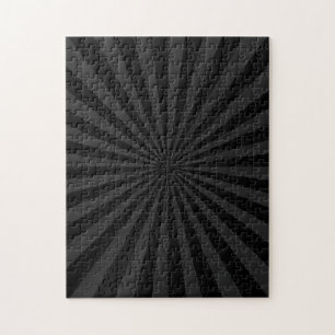 Quebra-cabeça Decoração de Burst do Sol Negro e do Carvão