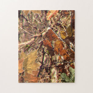 Quebra-cabeça Decoração de Pintura da Camuflagem Natural de Hu