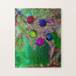 Quebra-cabeça Decoração do pinheiro de Férias