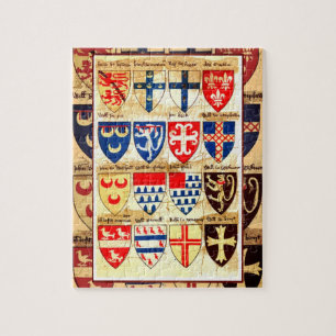 Quebra-cabeça Decorative Heraldry Pattern Jigsaw Puzzle