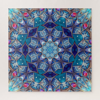 Quebra-cabeça Decorativo Azul