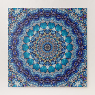 Quebra-cabeça Decorativo Azul