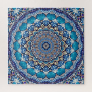 Quebra-cabeça Decorativo Azul