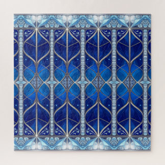 Quebra-cabeça Decorativo Azul
