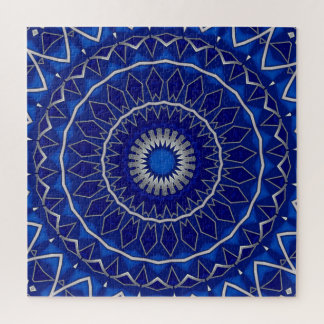 Quebra-cabeça Decorativo Azul