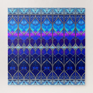 Quebra-cabeça Decorativo Azul