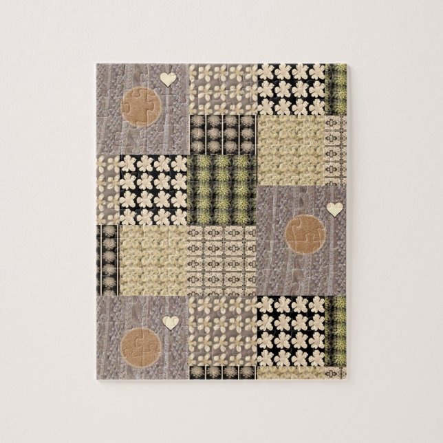 Quebra-cabeça Decorativo de serra (Vertical)