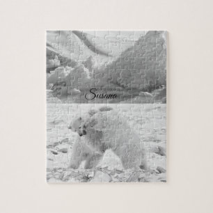 Quebra-cabeça Decorativo de Urso Polar