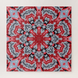 Quebra-cabeça Decorativo Vermelho