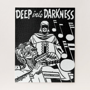 Quebra-cabeça Deep In Darkness Vintage História em quadrinhos Gr