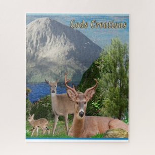 Quebra-cabeça Deer art posters