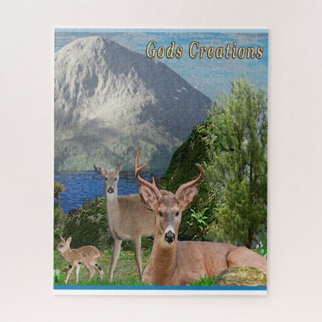 Quebra-cabeça Deer art posters (Vertical)
