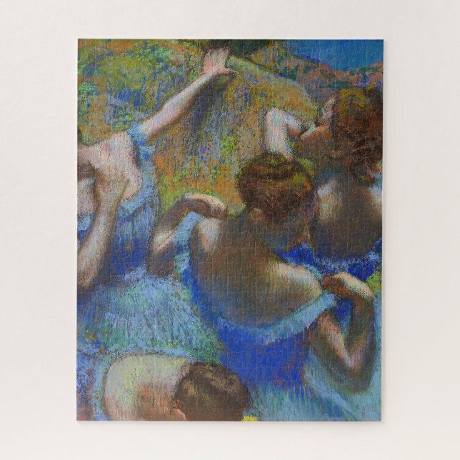 Quebra-cabeça Degas Blue Dancers Pastel Fine Art Masterpiece (Vertical)
