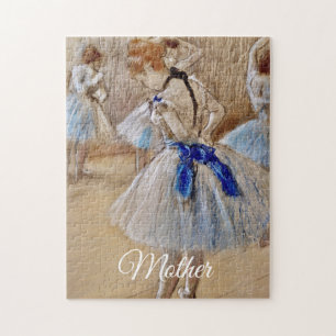 Quebra-cabeça Degas Dançarina Com Laço Azul