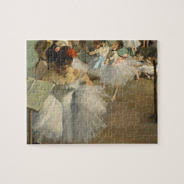 Quebra-cabeça Degas Dance Class Balés Dancers Ballerina Art (Horizontal)