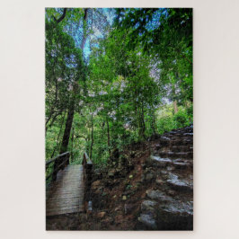 Quebra-cabeça Degraus de Pedra Entre o Verde