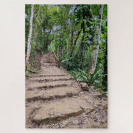 Quebra-cabeça Degraus de Pedra Entre o Verde