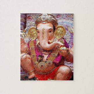 Quebra-cabeça Deidade Hindu do elefante asiático de Ganesh