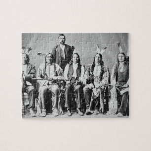 Quebra-cabeça Delegação de chefes de Sioux, conduzida pela nuv
