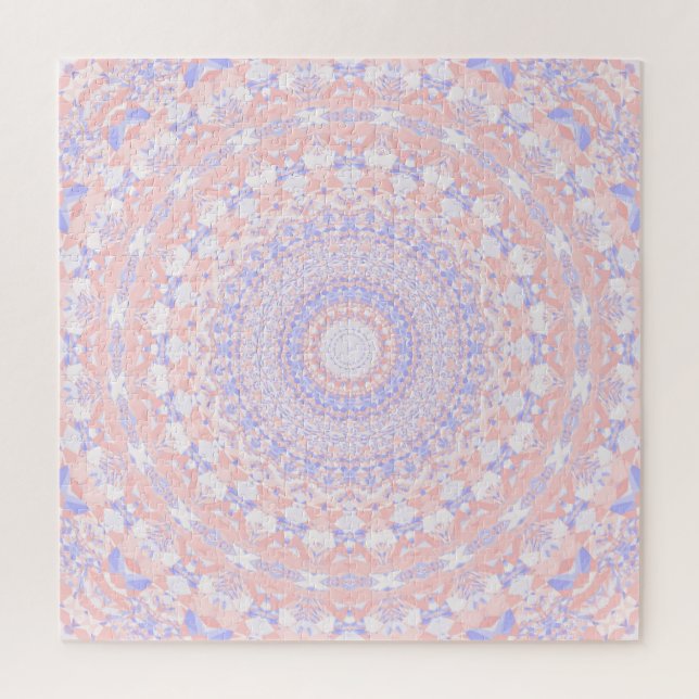 Quebra-cabeça Delicar O Pastel Bonito Abstrato Mandala (Vertical)