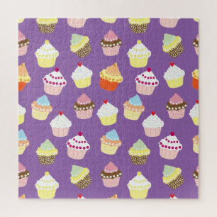 Quebra-cabeça Deliciosos Cupcakes de aniversário decorados