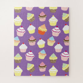 Quebra-cabeça Deliciosos Cupcakes de aniversário decorados