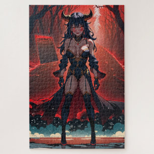 Quebra-cabeça Demonessa com Contato na Encruzilhada, Anime Demon