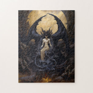 Quebra-cabeça Demonstra Fantasia Gótico Arte Gótica