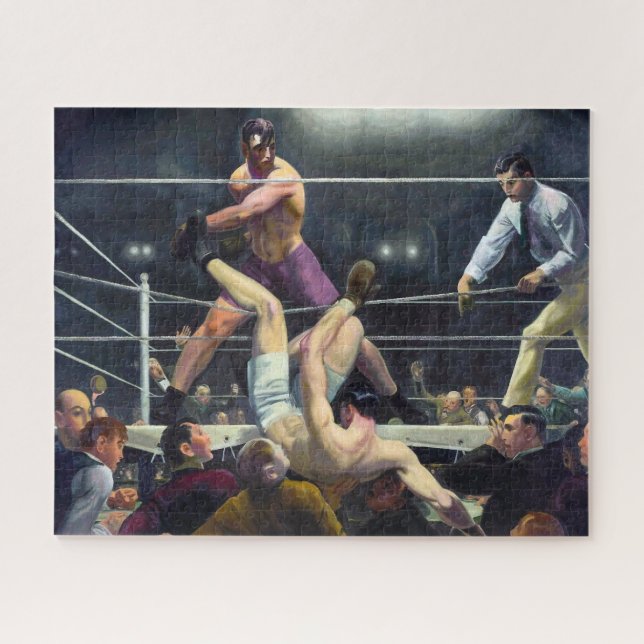 Quebra-cabeça Dempsey e Firpo | George Bellows | (Horizontal)