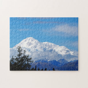 Quebra-cabeça Denali Alaska Mountain Snow Photo