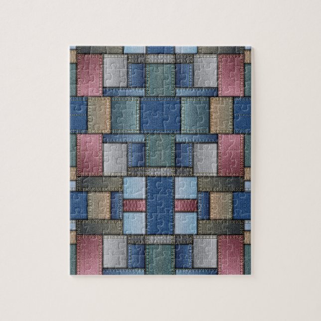 Quebra-cabeça Denim Pattern (Vertical)