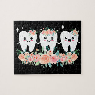 Quebra-cabeça Dentist Dental Assistant Oral Hygienist Tooth Jigs
