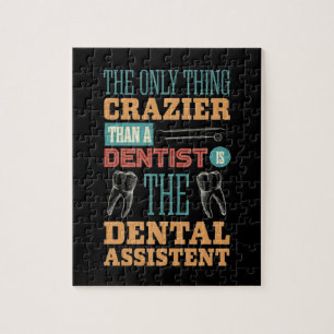 Quebra-cabeça dentista presente, dentista assistente dentário hi