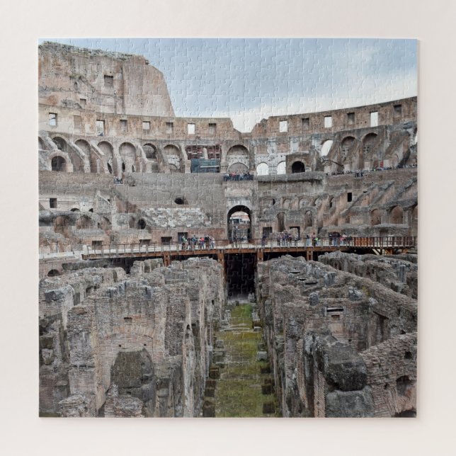 Quebra-cabeça Dentro do Coliseu - Roma - 20x20 - 676 pcs (Vertical)