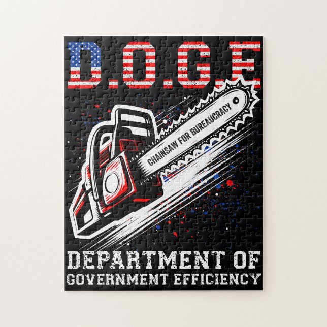 Quebra-cabeça Departamento De Eficiência Do Governo DOGE (Vertical)