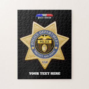 Quebra-cabeça Departamento de Polícia Personalizado